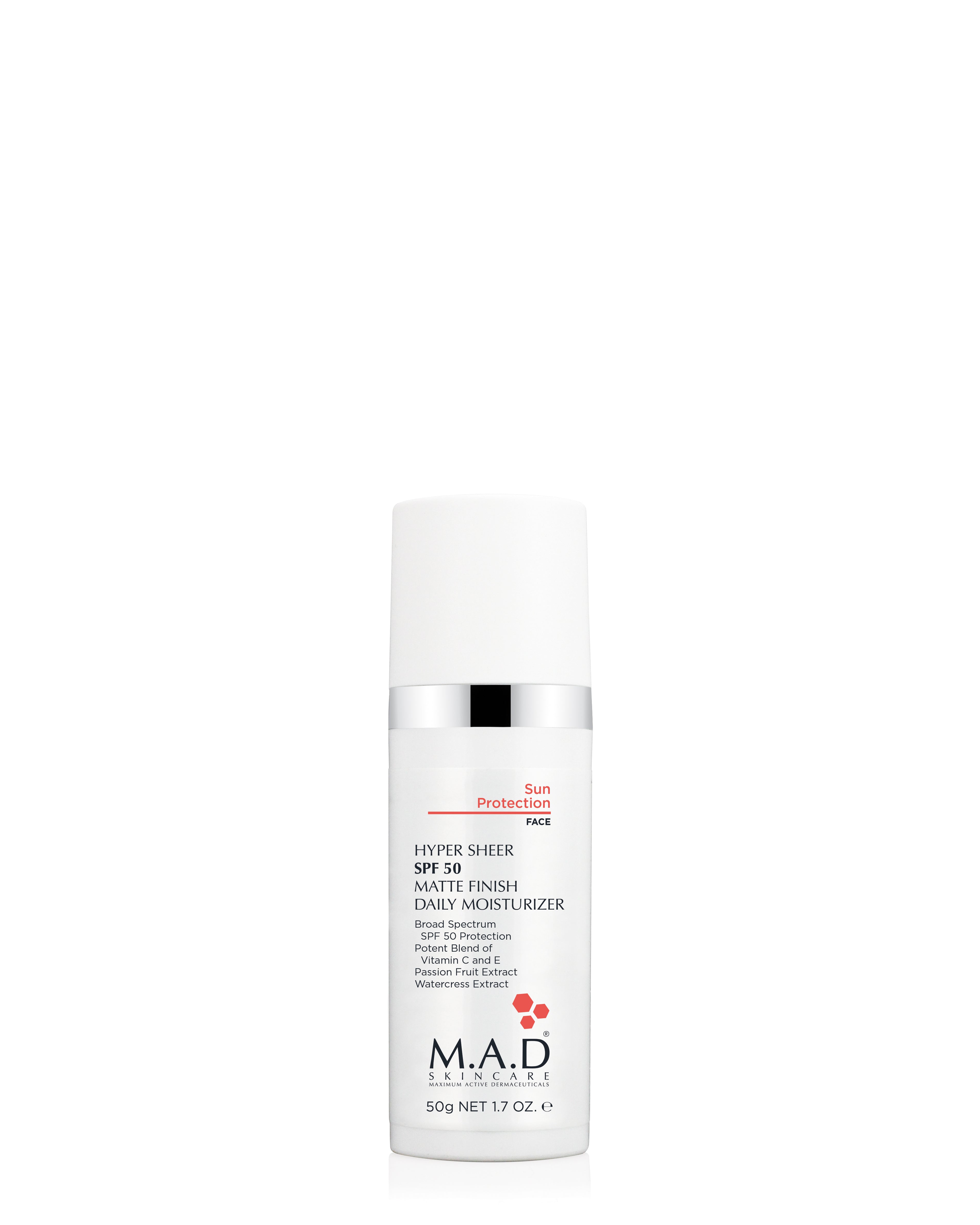 Hyper Sheer SPF 50 Matte Finish Daily Moisturizer