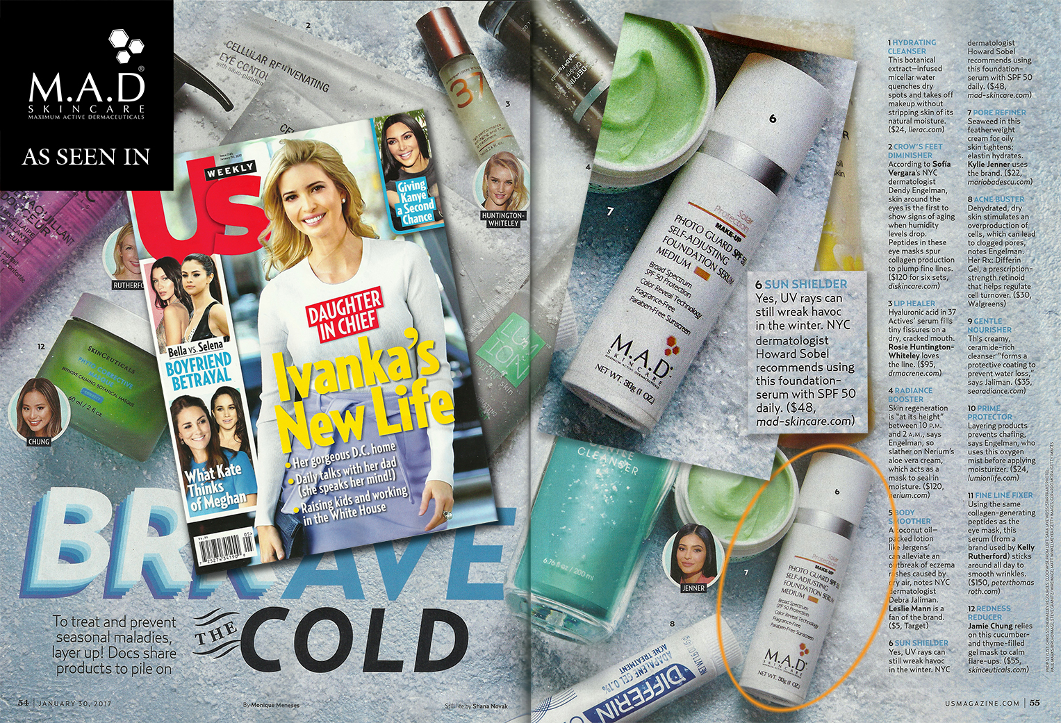 M.A.D Skincare takes center stage on the cover of ‘US Weekly’!